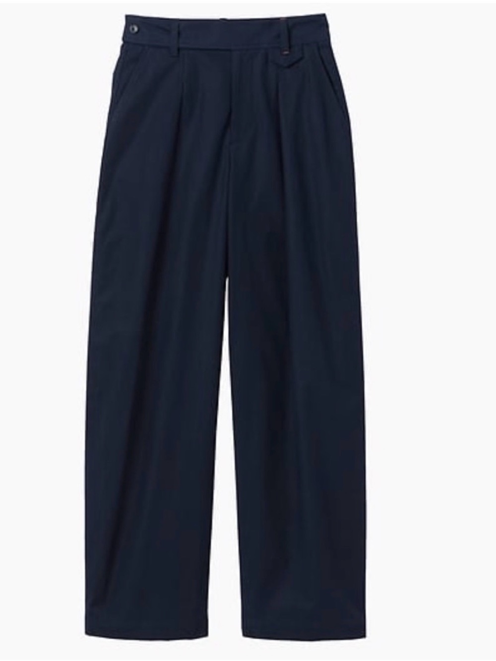 Gap × Victoria Beckham High Rise Pleated Arc Trouser - Navy Women’s 8